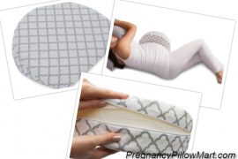 Materials and style of the pillow, pregnant women sleeping with Boppy Pregnancy Pillow Wedge