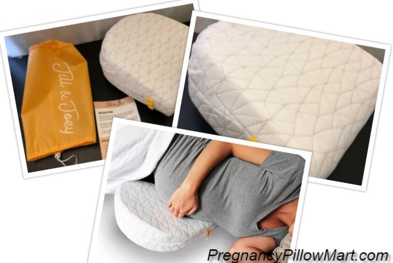 Jill and Joey Pregnancy Pillow Wedge – A Maternity Pillow With Full Back And Belly Support