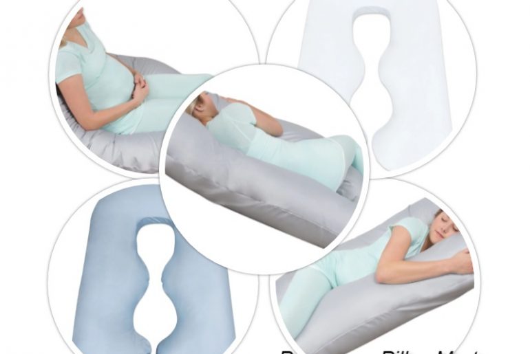 Leachco Back ‘N Belly Contoured Body Pillow For Ultimate Body Support