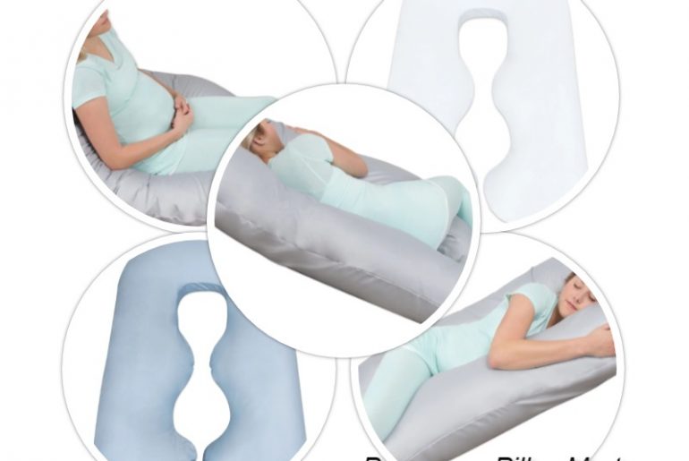 Leachco Back ‘N Belly Contoured Body Pillow For Ultimate Body Support