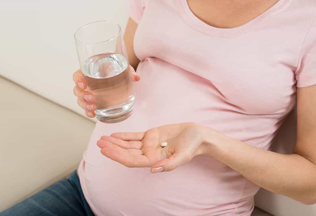 A Pregnant Woman Taking A Certain Pill